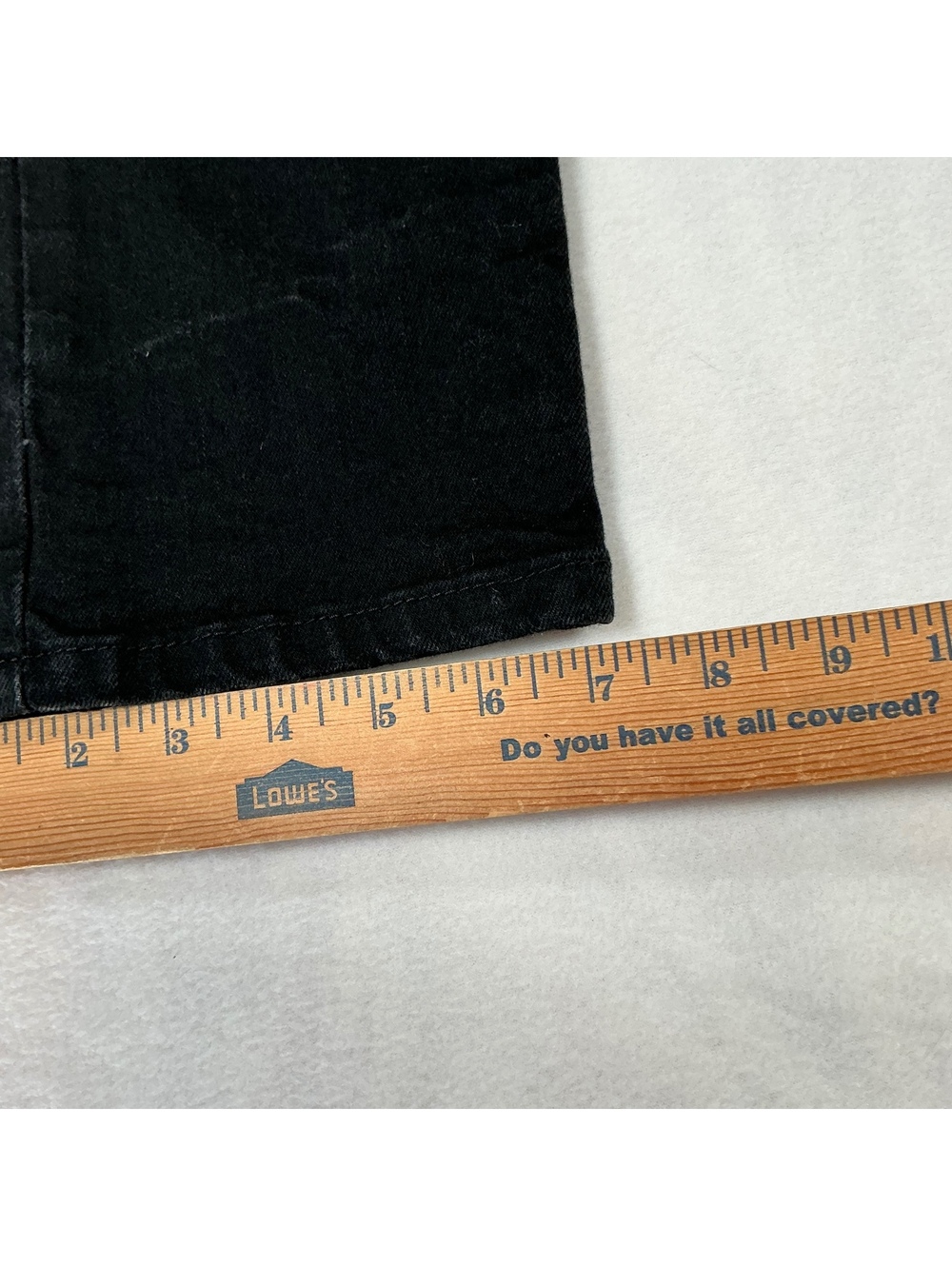 Levi’s 505 Regular Fit Jeans Men’s 30x30 Black Straight Leg Denim Pants - Picture 12 of 13